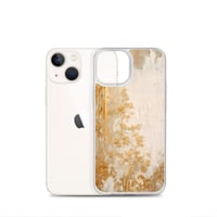 Image 17 of White and Gold Tattered Texture Goth Lolita Kawaii Baroque Clear Case for iPhone®