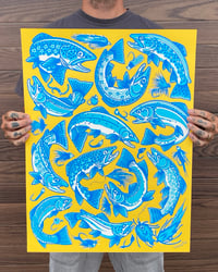 True Blue 18x24 Screen Print Flash Sheet