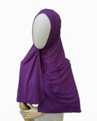 Purple Jersey Hijab