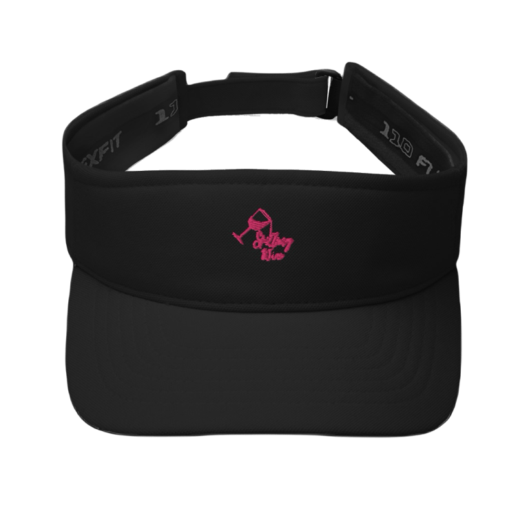 Spilling Wine Embroidered Visor Image 3