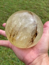 Image 4 of Lemon Quartz Crystal Sphere #224