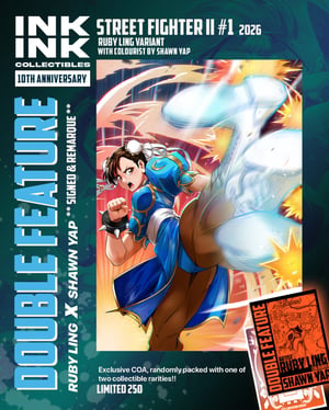 Image of Original Art Published Cover: STREET FIGHTER II 2026 #1 Virgin Variant // Ruby Ling