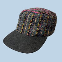 Image 1 of PINK KNIT PAINTERS CAP