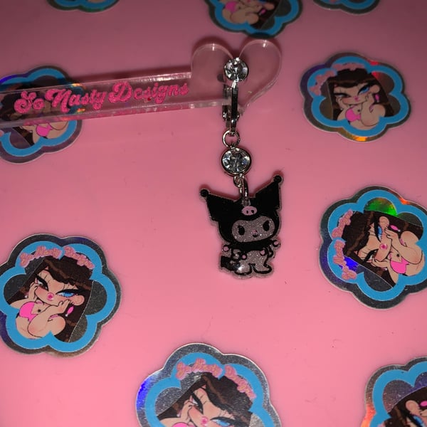 Image of Naughty Kawaii Bunny Faux Belly Button Ring