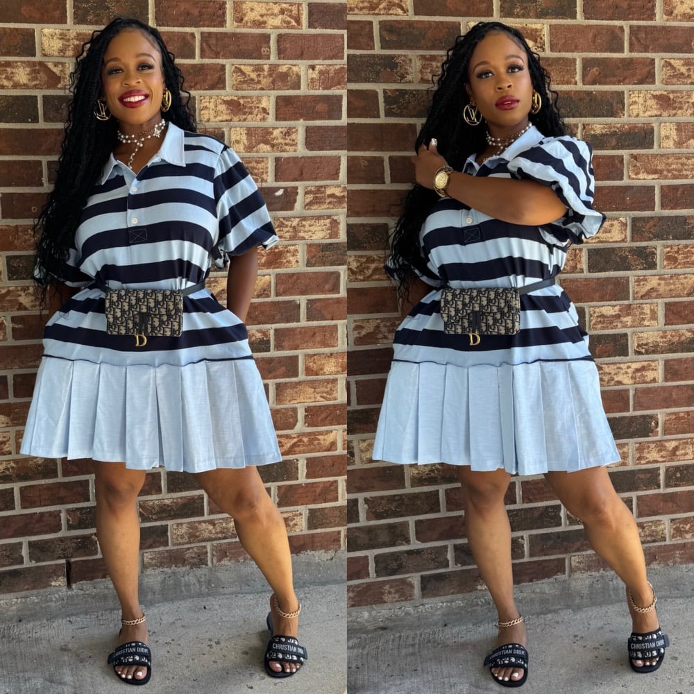 Image of Strip Love (Blue /Navy)