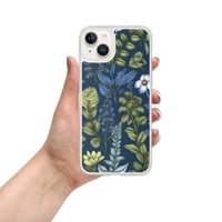 Image 24 of Art Nouveau Inspired Blue Boho Floral Clear Case for iPhone®