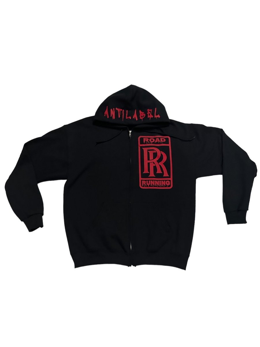 Image of “GET RICH OR DIE TRYIN” ZIP UP HOODIE