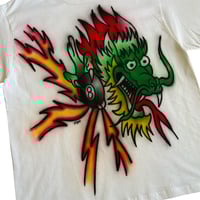 Image 5 of AIRBRUSHED 8 BALL DRAGON TEE 