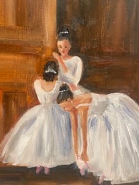 Image 3 of Backstage - original oil painting