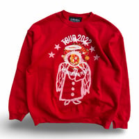 Image 1 of MANCHESTER STAR ANGEL RED CREWNECK (XL)