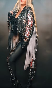 Image 6 of MOTORHEAD BUILT FOR SPEED BIKER JACKET 