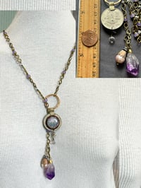 Image 5 of Lariat with Kuchi and amethyst