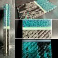 Image 1 of Grip-tec & GLOW Carbon Fiber Segmented Knife Scales