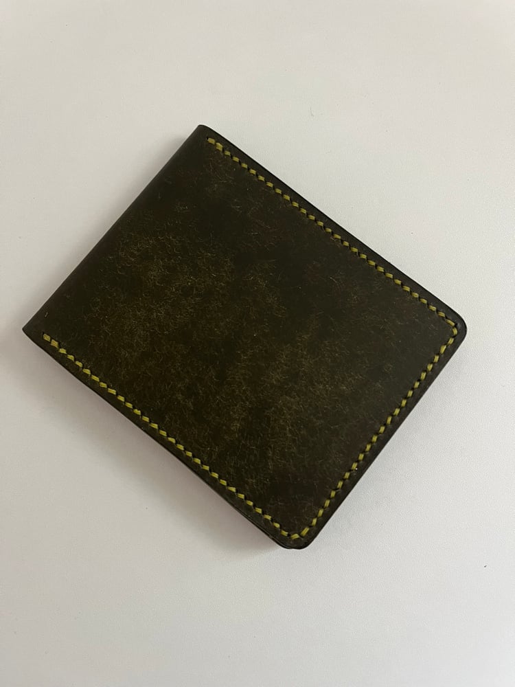 Image of Olive Pueblo 8-Pocket Slim Bifold (Mustard)
