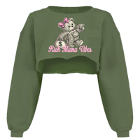 Rich Mama Vibes Cropped Sweatshirt 💸