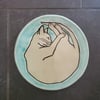 Kitty Plate: 5⅞" Turquoise