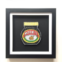 Image 2 of Marmite sewn artwork