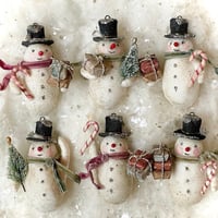 Image 4 of Let's Make Spun Cotton Snowmen kit