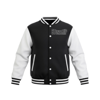 Image 2 of Stonetrip Letterman Style Bomber Jacket