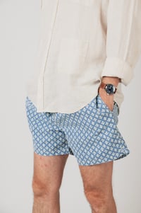 Image 1 of Traje de baño azul ramas