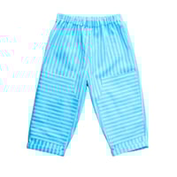 Image 1 of Patch trousers- blue stripe (ready to ship 9-12 months)