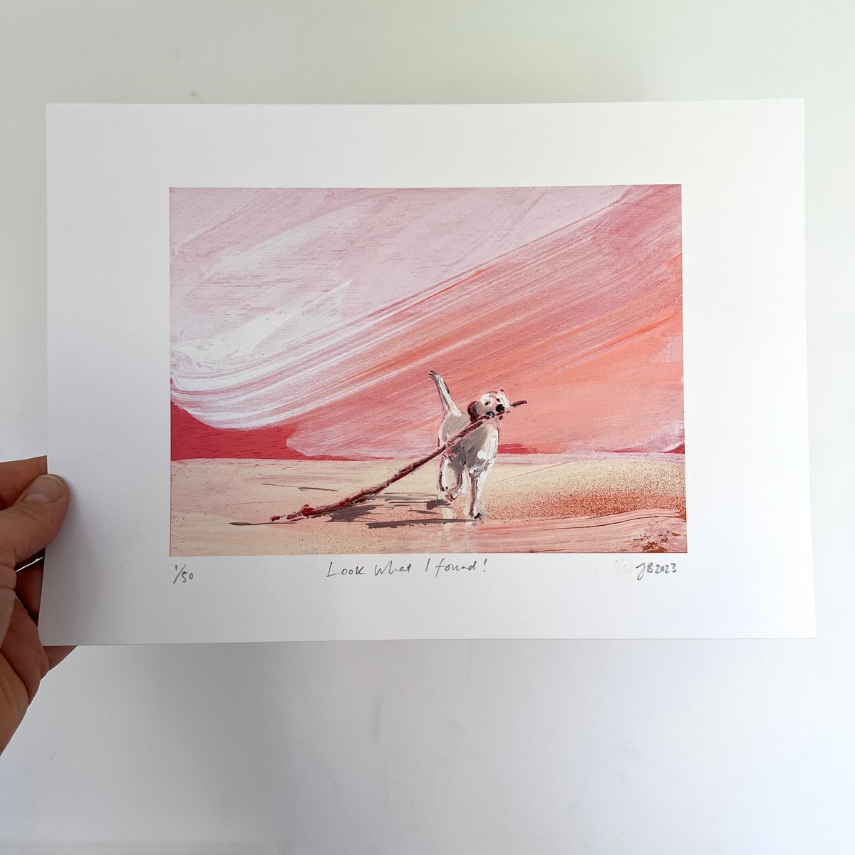 Image of 'Look What I Found!' - Limited Edition Giclee Print (A4)