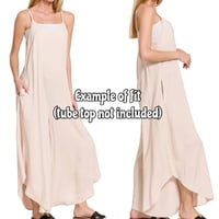 Image 8 of L Woven Wide-Leg Jumpsuit with Pockets in Euphoria Agate Ice Dye