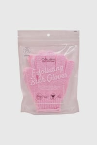 Image 1 of Celavi 3 Pair Exfoliating Bath Gloves 