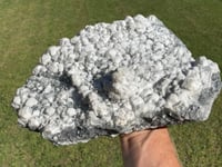 Image 7 of Green Fluorite With A Calcite Dusting Statement Piece #420