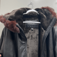 Image 6 of ANDREW MARC black genuine leather jacket