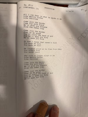 Image of Sons of Anarchy series finale signed by cast