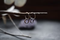 Image 2 of Ouroboros Hoop Earrings