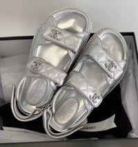 Image 1 of C Dad Sandals - Silver