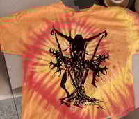 Tie Dye Orange Bleeding 