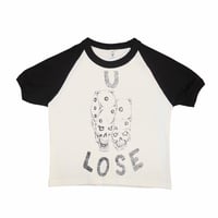 U LOSE RAGLAN BB TEE 