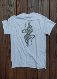 Image 2 of IN THE GARDEN- t shirt (black, tan, or white)