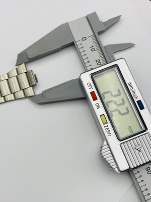 Image of Rare 1980's heavy duty Sieko stainless steel watch strap,New Old Stock,mint,9.5mm/22mm