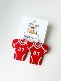 Image 1 of Football Jersey earrings