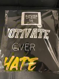 Image 2 of Motivate Over Hate (black/yellow)