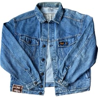 Image 1 of FLIGHT DENIM JACKET / AVIREX 1990 OG (L)