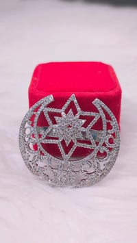 Image 1 of ADB2030-American Diamond Brooch/Saripin