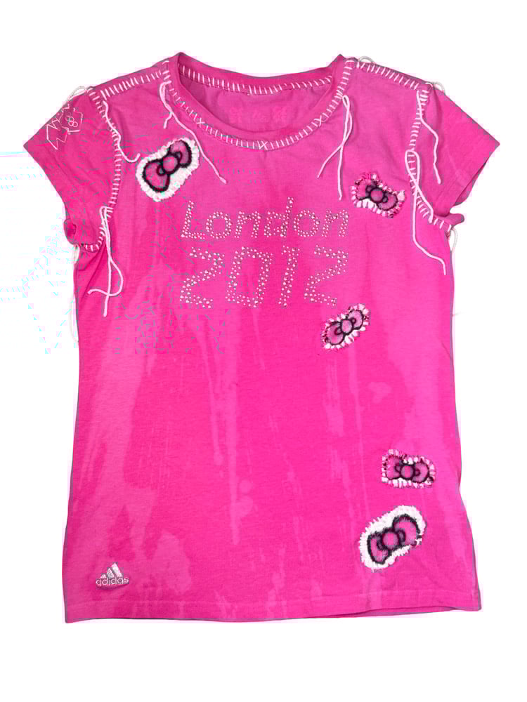 Image of THE END IS NEAR X HARTEX XLONDON 2012 OLYMPICS NOSTALGIA PINK TEE 