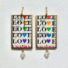 USA Love Stamp Earrings