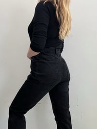 Image 3 of Zara black jeans // 42 