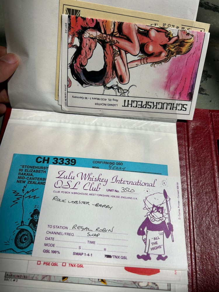 Image of QSL cards
