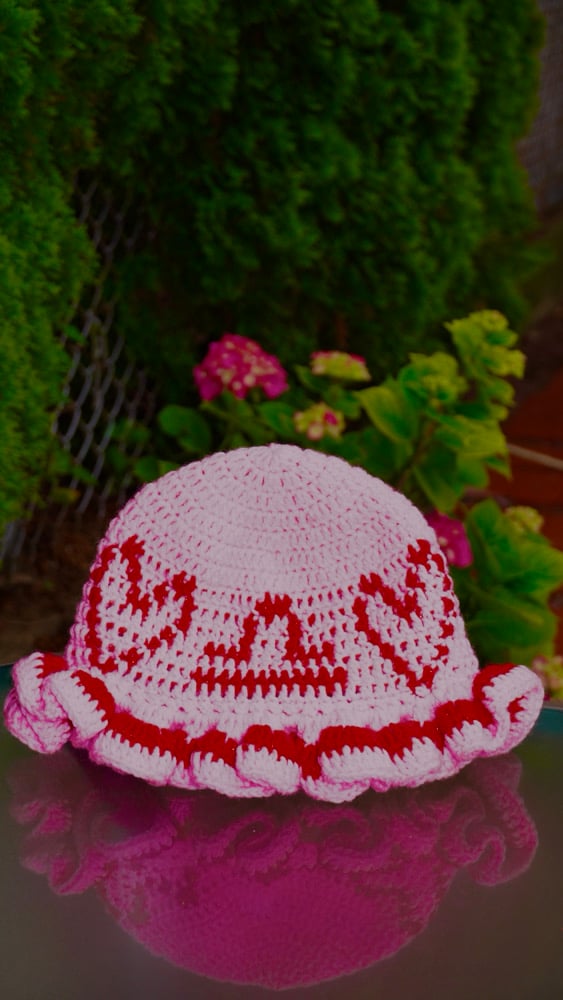 Image of Libra Crochet Ruffle Hat