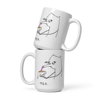 Image 1 of White glossy mug tea