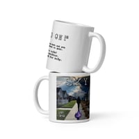 Image 2 of Sky - "HOLD ON!" White Mug (Suicide Prevention and Awareness Month)