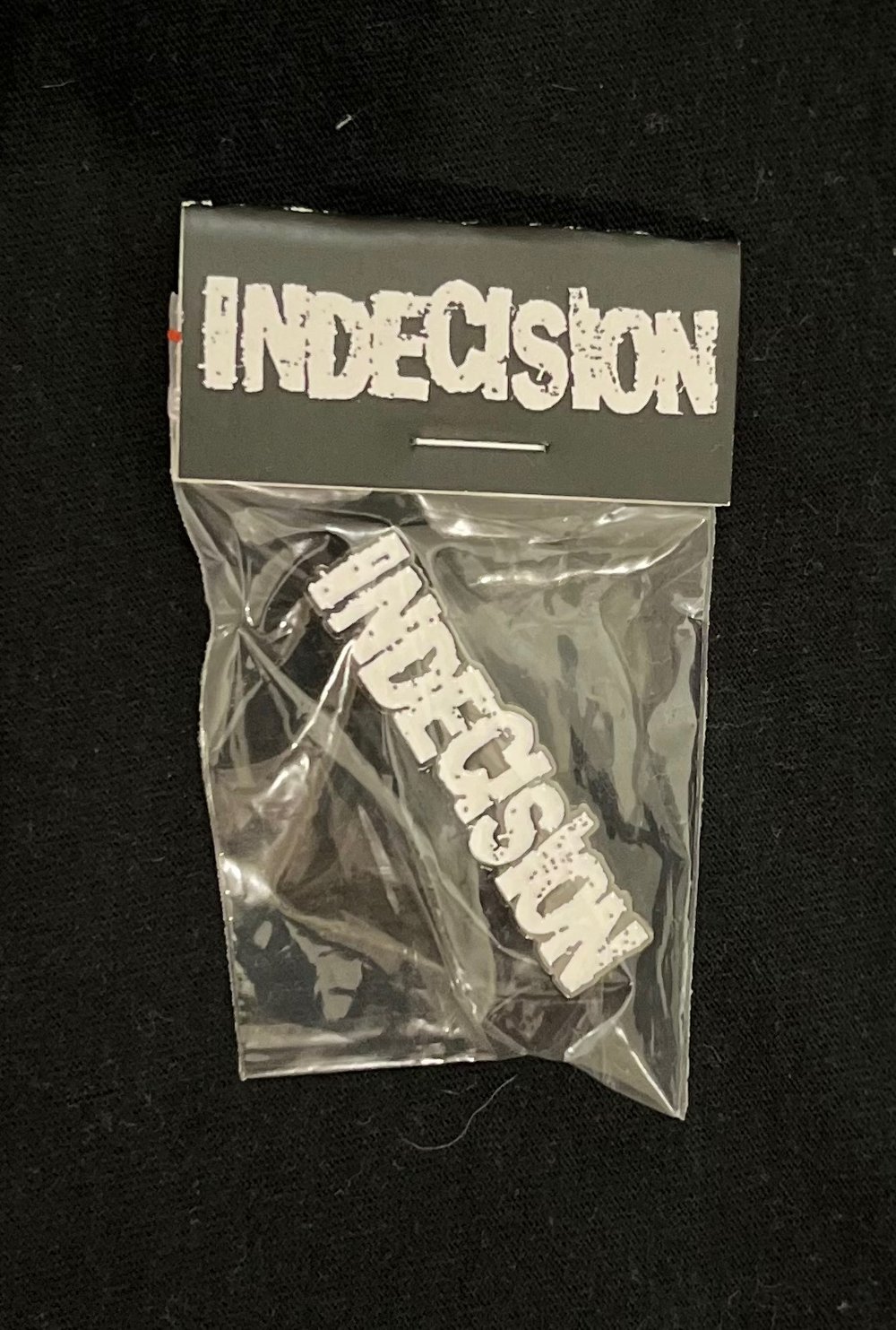 Indecision - logo enamel pin
