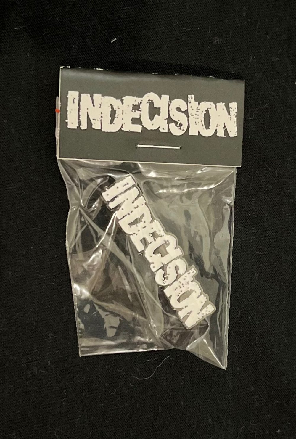 Indecision - logo enamel pin 